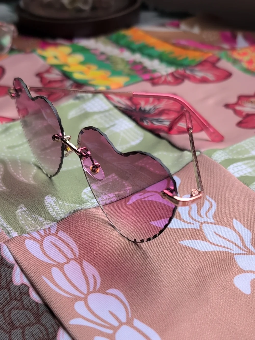 Cali Blue Heart Shaped Glasses 🕶️😎🤓